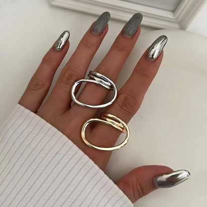 Meri Contemporary Gold Ring