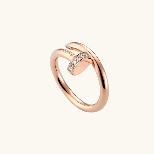 DELUXE ROSE GOLD NAIL RING