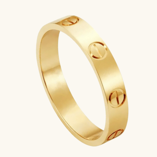 LOVE FLORAL BEAUTY RING - GOLD