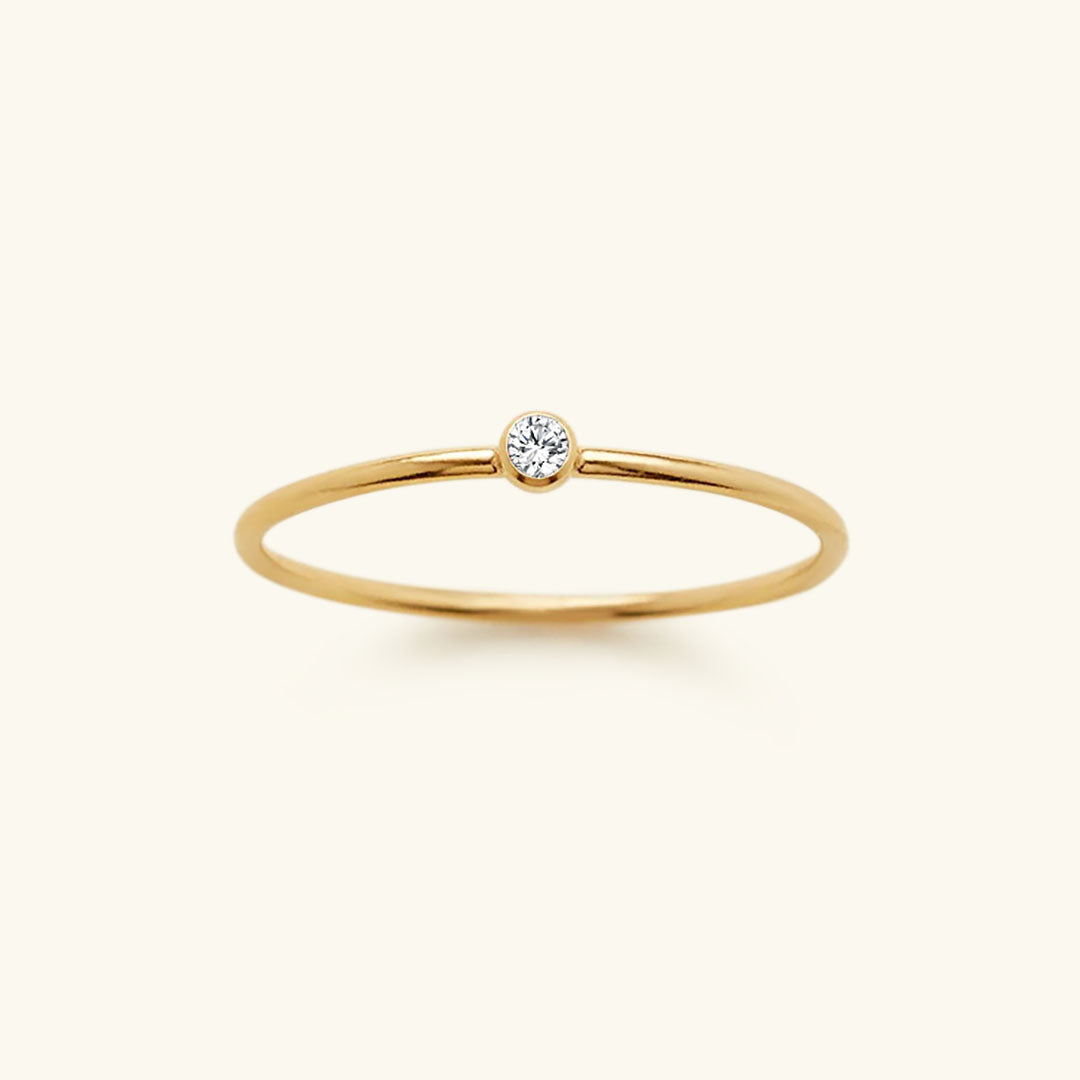 Amelia Birthstone Stacker Ring