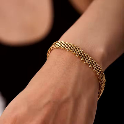 Imara Gold Chain Bracelet