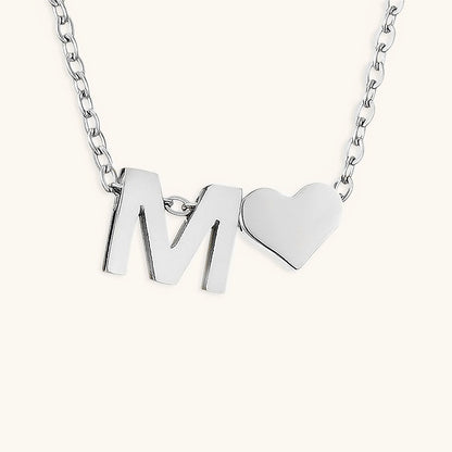 Ria Initial Letter Gold Necklace