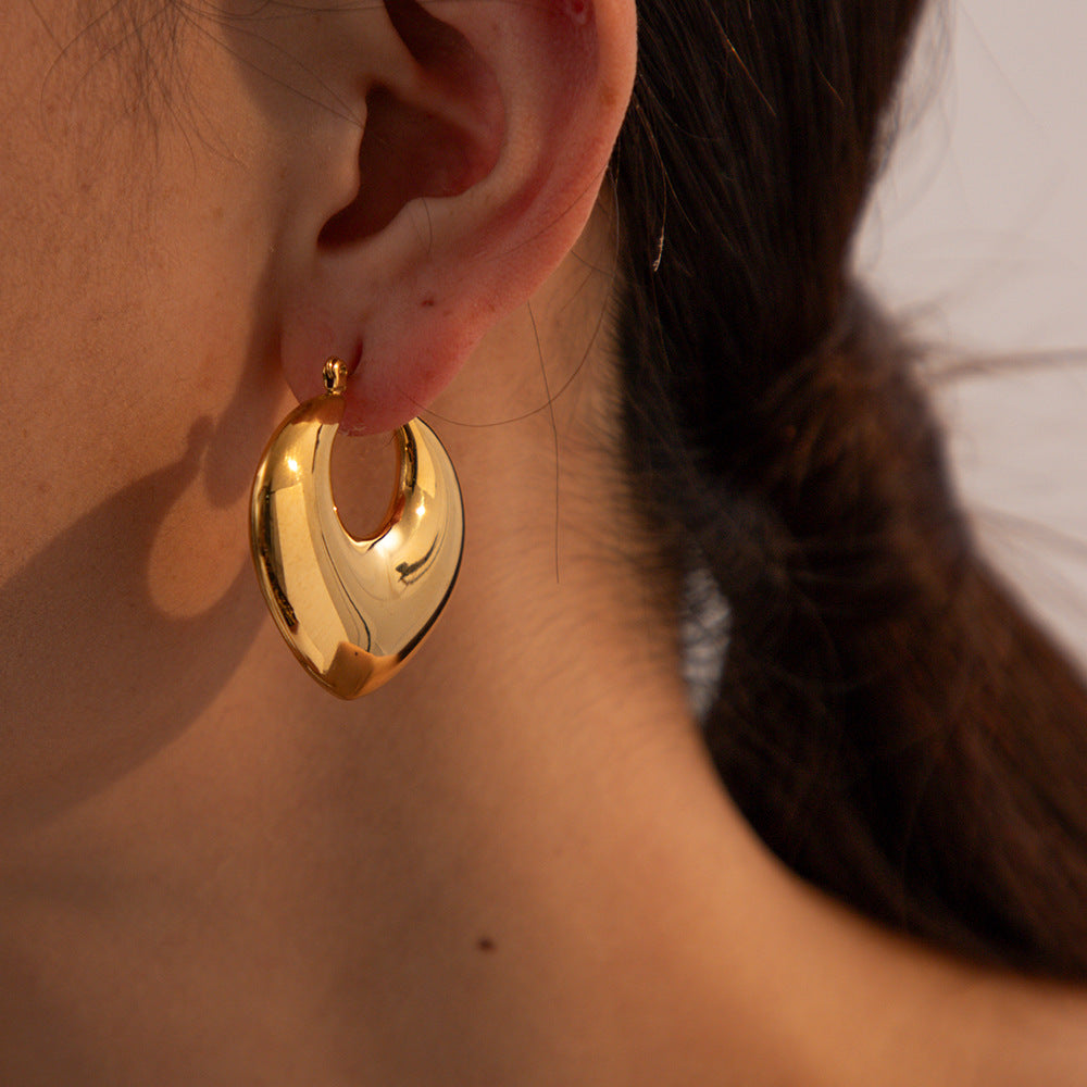 Fawn Gold Hoops