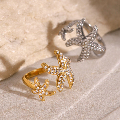 Marina Starfish Diamond Ring