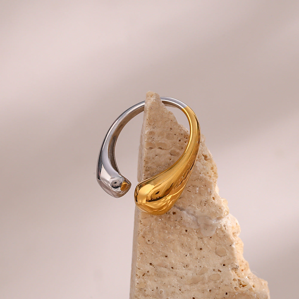 Seren Two Tone Gold Ring