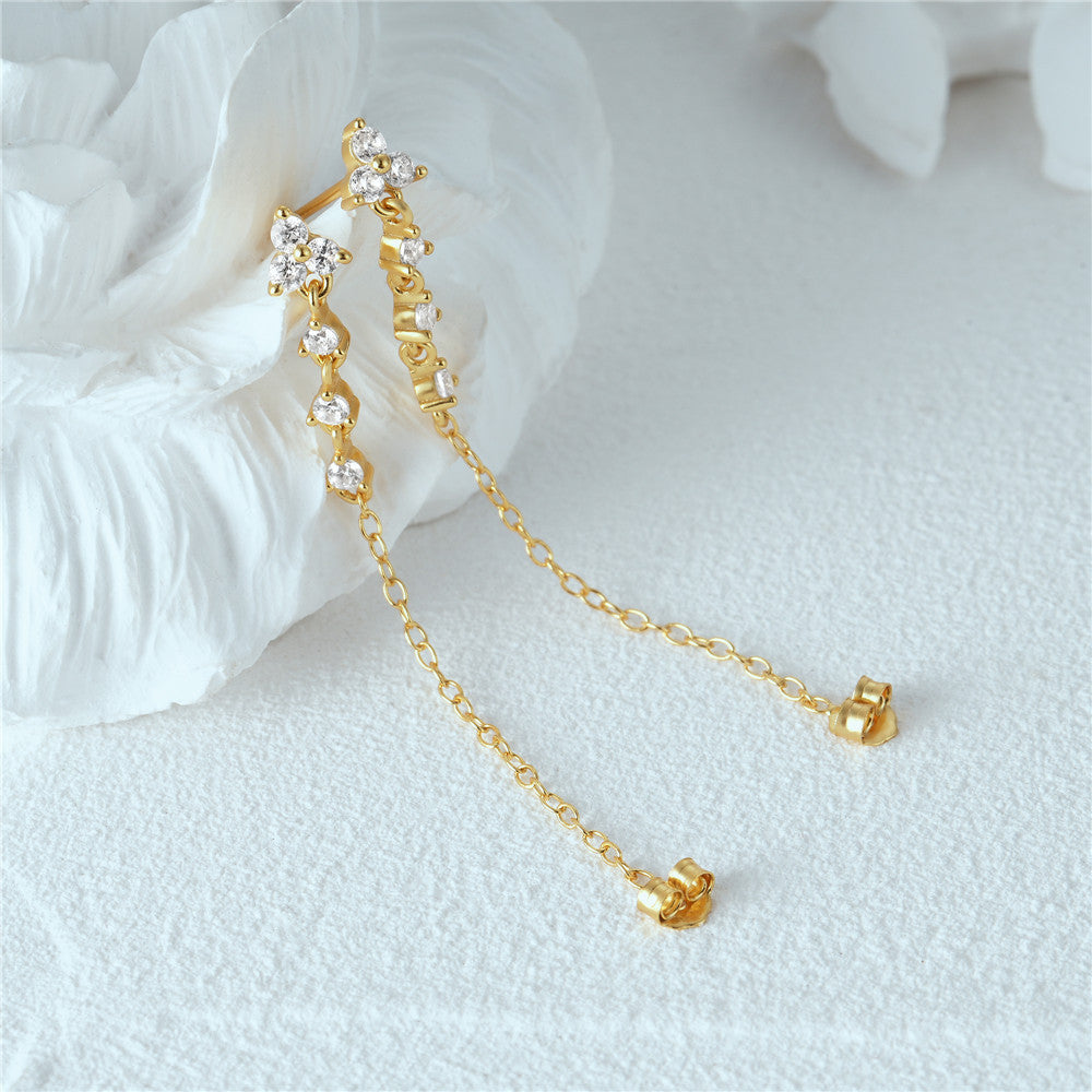 Daniella Diamond Chain Stud