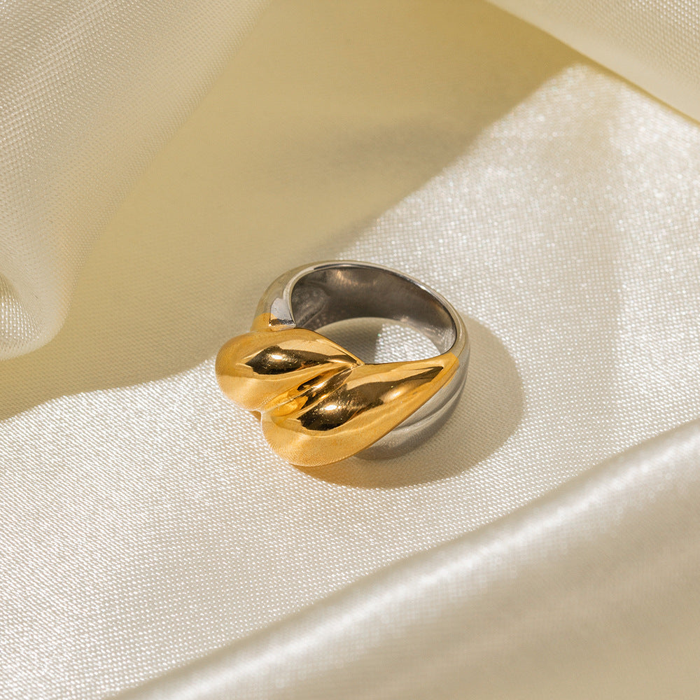 Fatima Two Tone Ring