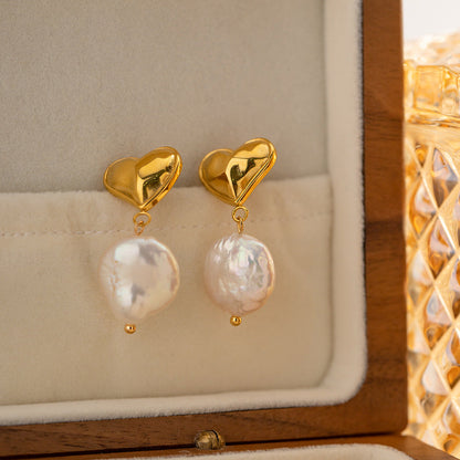 Blanche Freshwater Pearl Earrings