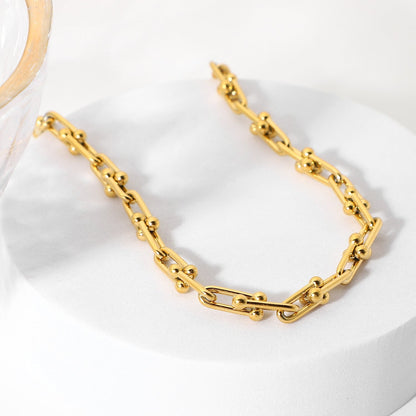 Cascade Gold Chain Necklace