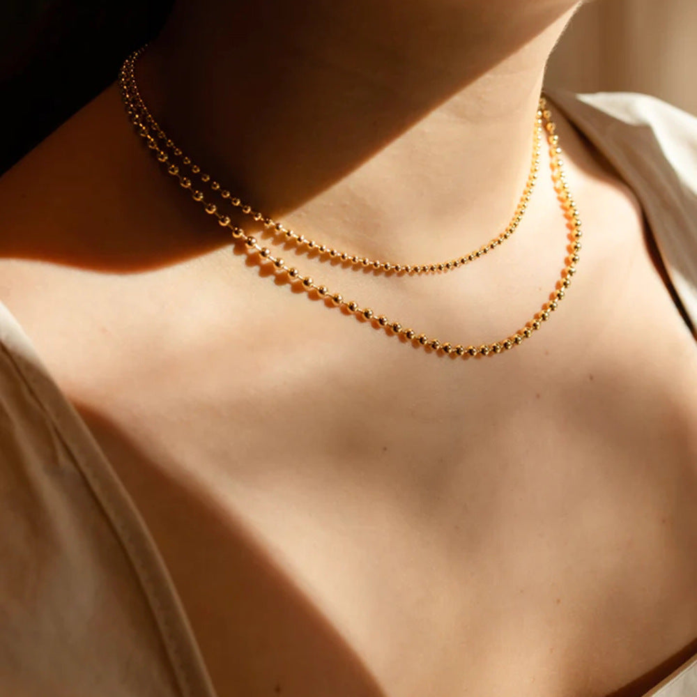 Layered Ball Chain Necklace