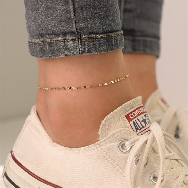 Charlotte Gold Chain Anklet