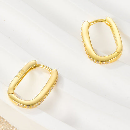 Melissa Oval Hoop Earrings