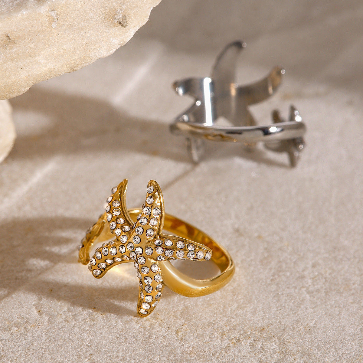 Marina Starfish Diamond Ring