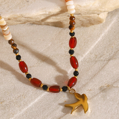 Sierra Tiger Eye Beads Necklace