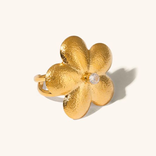 Flora Gold Petal Ring