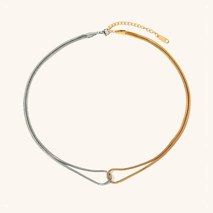 Talia Two Tone Necklace