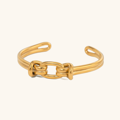 Luce Gold Knot Bangle