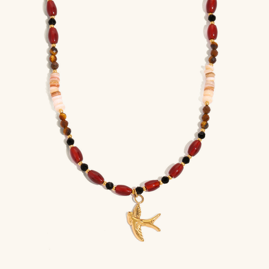 Sierra Tiger Eye Beads Necklace