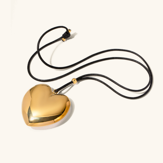 Ophelia Gold Heart Necklace