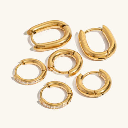 Florielle Staple Hoops Bundle