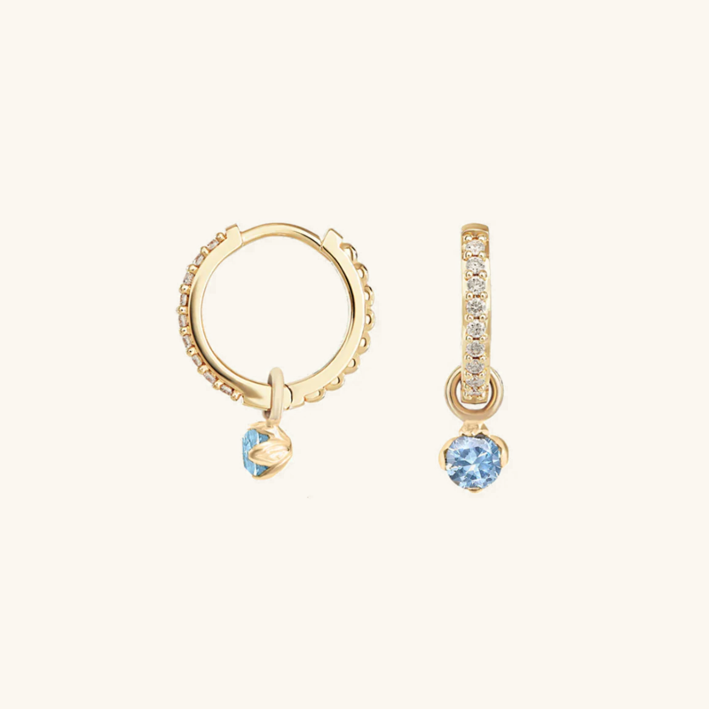 Blake Reversible Diamond Hoops