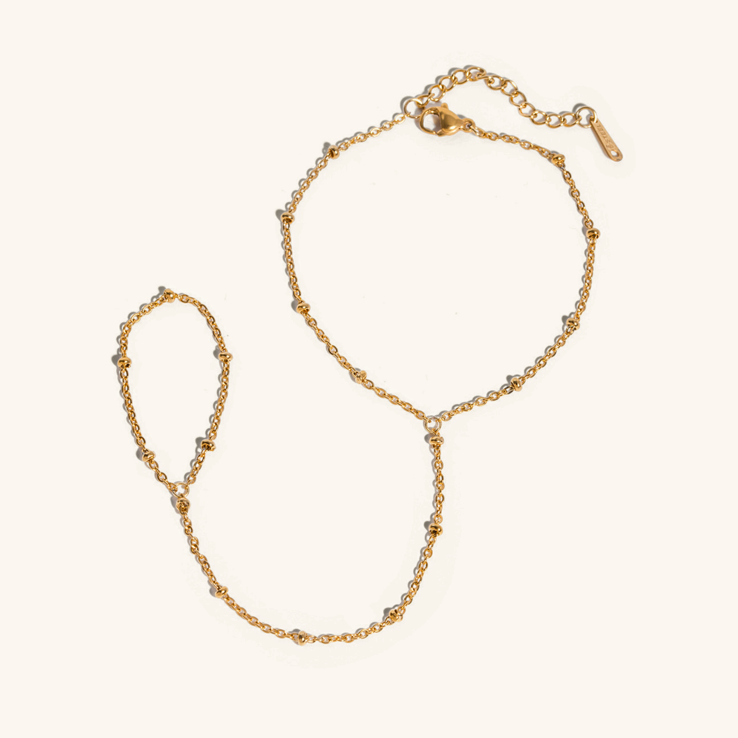 Evelyne Gold Chain Bracelet