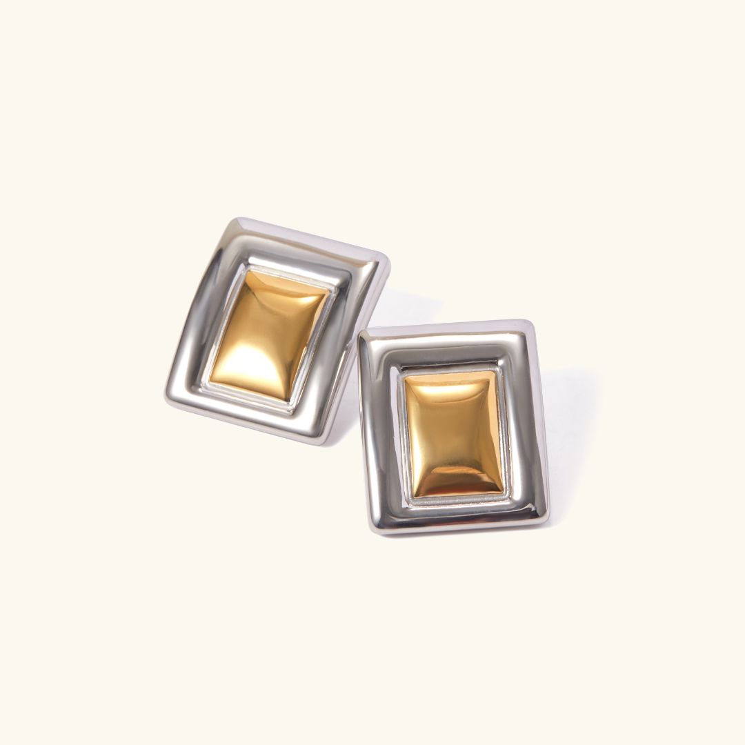 Jocelyn Two Tone Earrings