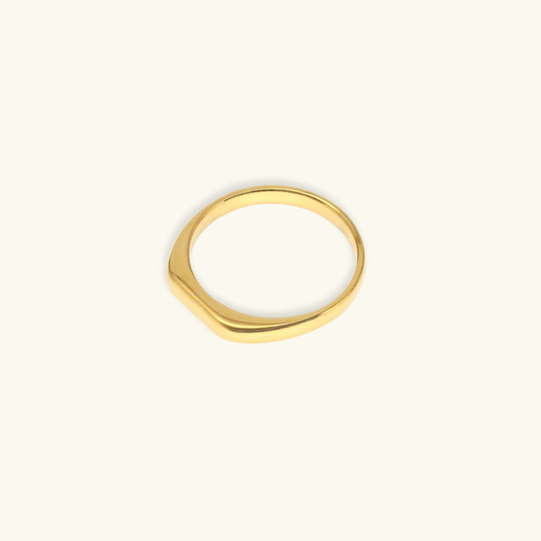 Sasha Geometric Gold Ring