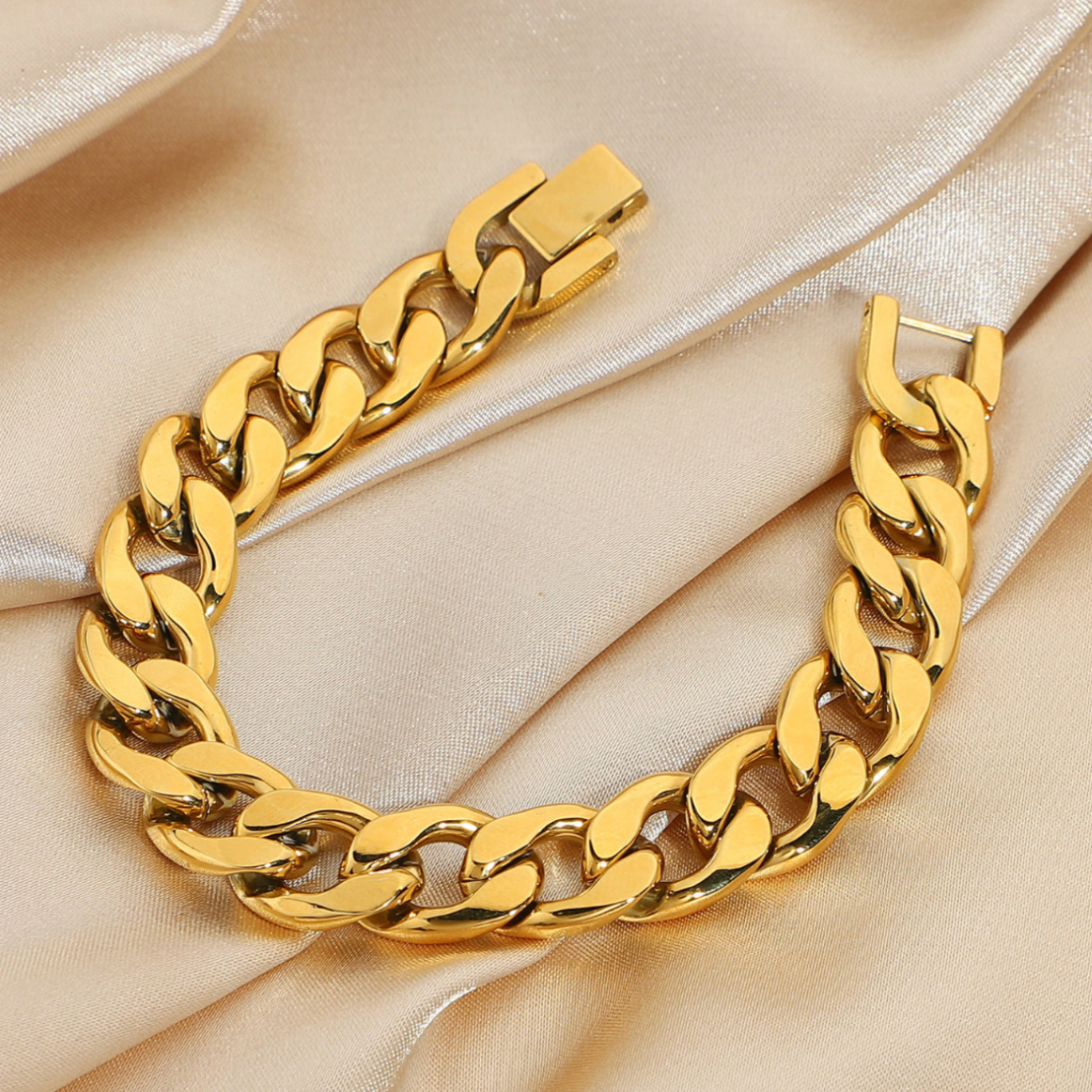 Kayle Gold Chain Bracelet