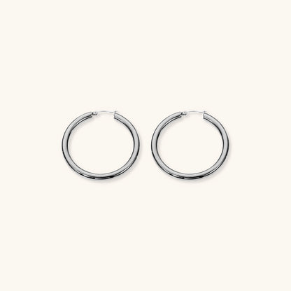 Wide Hoop Earrings