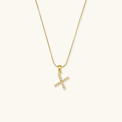 Augustine Initial Letter Pearl Necklace